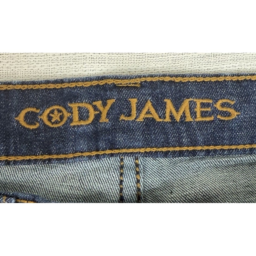 Cody James Jackson Slim Straight Men's Jeans Sz 34x36 Showdown Dark Wash EUC - Picture 4 of 10